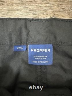 Pantalon cargo militaire de combat pour homme Propper Battle 40x32 noir Tactical Shield+