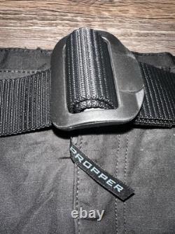Pantalon cargo tactique militaire de combat Propper Battle pour homme 42x30 noir Shield+