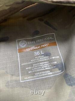 Pantalon de Combat Multicam G3 Crye Precision 36 LONG Tactique Militaire