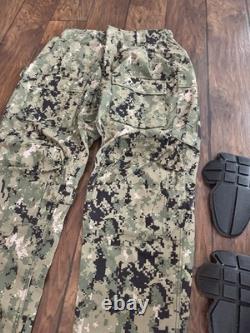 Pantalon de combat DriFire AOR2 FR avec genouillères, grande taille/longueur régulière, tactique militaire