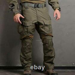 Pantalon de combat Emerson Gen3 Airsoft Militaire Tactique avec protection de genou