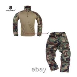 Pantalon de combat G3 pour hommes Armée Régulier Tactique Duty Woodland Uniforme Militaire