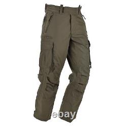 Pantalon de combat tactique pour sniper militaire Leo Kohler en olive avec renforts rip-stop