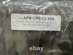 Pantalons de combat Crye Precision Multicam G3 28 REGULAR tactiques militaires