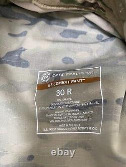 Pantalons de combat Crye Precision Multicam G3 30 REGULIER Militaire Tactique