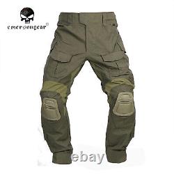 Pantalons de combat Emerson Gen3 Airsoft Militaire Tactique avec genouillères