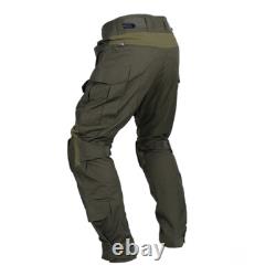 Pantalons de combat Emersongear G3 pour hommes, camouflage cargo, trousers Airsoft militaires RG