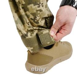 Pantalons de combat tactiques en ripstop camouflage pixel ukrainien pantalons cargo militaires