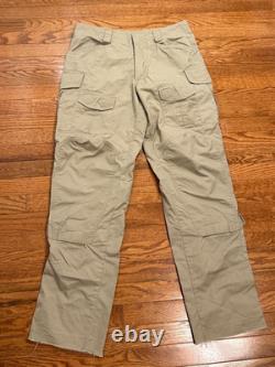 Pantalons de terrain Crye Precision G3 pour hommes 34R Cargo Combat militaire tactique Khaki