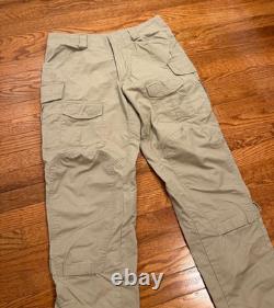 Pantalons de terrain Crye Precision G3 pour hommes 34R Cargo Combat militaire tactique Khaki