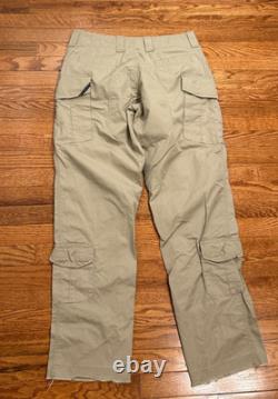 Pantalons de terrain Crye Precision G3 pour hommes 34R Cargo Combat militaire tactique Khaki