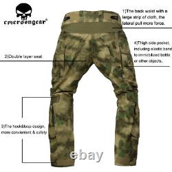 Pantalons tactiques militaires Emerson G3 Cargo Combat avec genouillères Taille M US