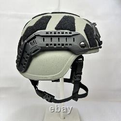 Petit casque tactique de combat avancé balistique militaire SWAT gris et noir MICH
