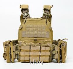 Plaque de support militaire pour gilet tactique Molle Airsoft Combat équipement de chargeur Mag Assault