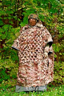 Poncho thermique militaire, imperméable tactique camouflage de combat, poncho multicam de l'armée
