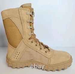 ROCKY S2V Bottes militaires tactiques de combat spéciales Ops couleur tan pour homme, taille US 7,5 M, Vibram