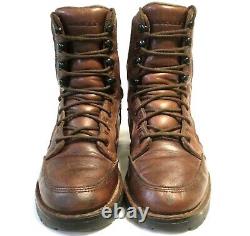 Rare Oakley Leather Boots Tactiques Taille 10 Patrouille Militaire Combat Avec Icônes D'or
