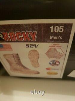 Rocky 105 S2v Us Made Berry Conforme Désert Tan Bottes Tactiques De Combat Militaire