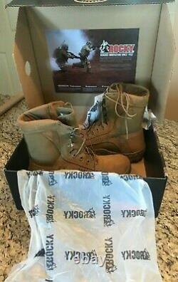 Rocky Men's Rkc050 S2v Tactical Military Boot Coyote Brown 10,5m Army USA Made