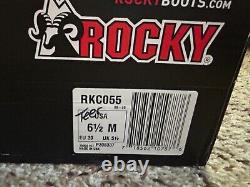 Rocky S2v Rkc055 Bottes Tactiques Coyote Brun Taille 6,5m 6,5 M Jamais Noyé Nouveau