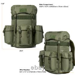 Sac à dos militaire ALICE avec cadre interne, sac à dos tactique de combat de l'armée