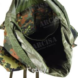 Sac à dos tactique militaire allemand original 65L Rucksack de combat camouflage Flecktarn