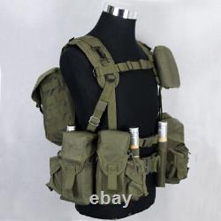 Tactiques de combat militaire russes Smersh Gilet de poitrine vert Set AK