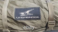 Tente LITEFIGHTER 1 homme coyote tan système de abri de combat 499 USGI émis par l'armée américaine