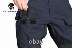 Tenue de combat tactique militaire Emersongear G3 uniforme BDU bleu marine