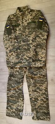 Uniforme de combat d’été tactique de l’armée ukrainienne en camouflage pixel MM14, ensemble militaire<br/>	 
