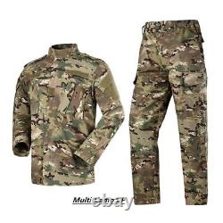 Uniforme militaire de combat tactique camouflage bleu marine