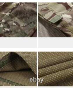 Uniforme militaire tactique d'été multicam, combinaison de combat multicam, vêtements tactiques.