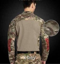 Uniforme militaire tactique d'été multicam, combinaison de combat multicam, vêtements tactiques.