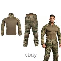 Uniforme tactique EMERSON BDU G2 ensemble chemise et pantalon de combat avec genouillères, tenue militaire
