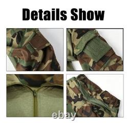 Uniforme tactique EMERSON BDU G2 ensemble chemise et pantalon de combat avec genouillères, tenue militaire