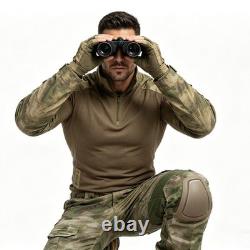 Uniforme tactique EMERSON BDU G2 ensemble chemise et pantalon de combat avec genouillères, tenue militaire