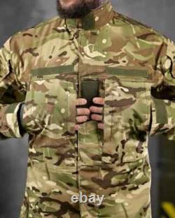 Uniforme tactique d'été multicam rip-stop, kit de combat militaire multicam, tac