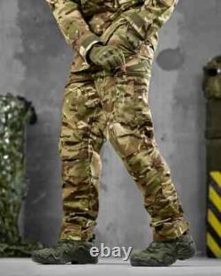 Uniforme tactique d'été multicam rip-stop, kit de combat militaire multicam, tac