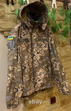 Veste SoftShell ukrainienne de combat militaire tactique camouflage Pixel mm-14