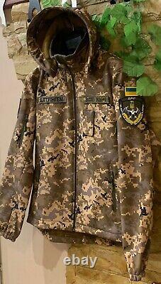 Veste SoftShell ukrainienne de combat militaire tactique camouflage Pixel mm-14