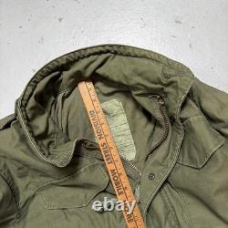 Veste de combat de campagne militaire américaine vintage des années 1980 M-65 tactique OG-107 petite courte