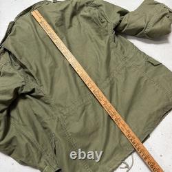 Veste de combat de campagne militaire américaine vintage des années 1980 M-65 tactique OG-107 petite courte