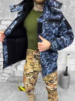 Veste de parc tactique à capuche pour hommes de l'armée ukrainienne, combat militaire ZSU