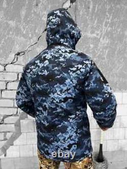Veste de parc tactique à capuche pour hommes de l'armée ukrainienne, combat militaire ZSU