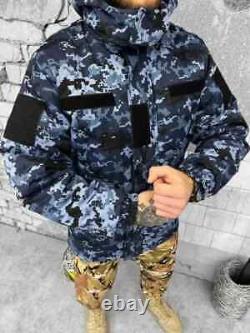 Veste de parc tactique à capuche pour hommes de l'armée ukrainienne, combat militaire ZSU