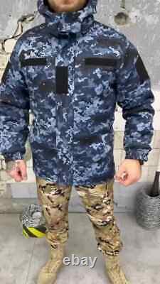 Veste de parc tactique à capuche pour hommes de l'armée ukrainienne, combat militaire ZSU