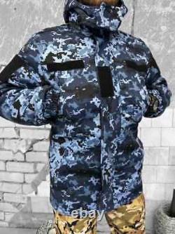 Veste de parc tactique à capuche pour hommes de l'armée ukrainienne, combat militaire ZSU