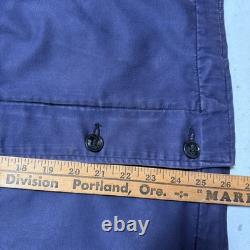 Veste de pont utilitaire vintage militaire américaine N-4 US Navy tactique de combat USN 34