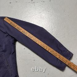 Veste de pont utilitaire vintage militaire américaine N-4 US Navy tactique de combat USN 34