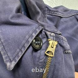 Veste de pont utilitaire vintage militaire américaine N-4 US Navy tactique de combat USN 34